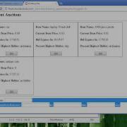 Bidding Application Using Php And Mysql