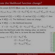 Parameter Learning 2 Missing Values The Effect On The Likelihood Function