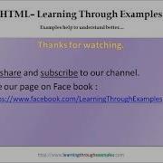 06 HTML Title Tag Learning Through Examples