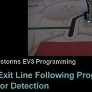 EV3 Programming 2 3 How To Exit Line Following Program With Color Detection