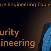Software Engineering 65 Security Engineering