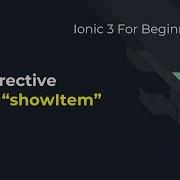 Ionic 3 For Beginners Using NgIf Directive