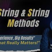 Python String String Methods CodersIndia By Rohit Tyagi