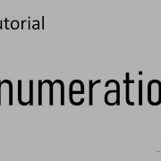 Java Enumeration Implementation