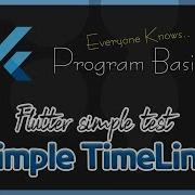 FLUTTER Practice Simple TimeLine