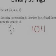 Discrete Mathematics Binary Strings