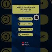 Python Interview Quiz 4 Can You Pass This In 10 Seconds Shorts