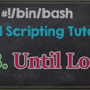 Until Loop Shell Scripting Tutorial For Beginners