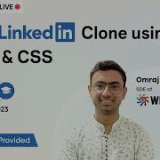 Make LinkedIn Clone Using HTML CSS Project Building Workshop Coding Bootcamp