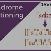 Coding Technical Interview Palindrome Partitioning Bottom Up Approach