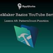 Lesson 45 PatternCount Function