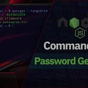 Build A Node Js Password Generator
