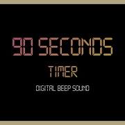 90 Seconds Every Seconds Beep Sound Digital Timer