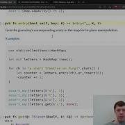 Easy Rust 053 Collection Types Some More HashMap And The Entry Method