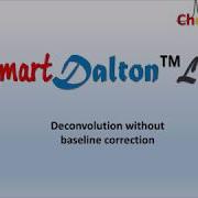 Deconvolution WITHOUT Baseline Correction SmartDalton Lite