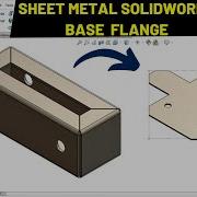 Sheet Metal BASE FLANGE Tutorial SolidWorks CAD With Mohsin