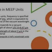 DD2370 MEEP For Waveguide Modeling