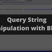 Blazor NET 6 Query Strings Manipulation NEW