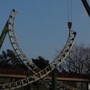 DEMOLISHION OF ICONIC LOOPING ROLLER COASTER PYTHON AT EFTELING THE NETHERLANDS
