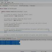 Java 84 Access Modifiers On Methods Parts A B C And D Public Protected Private And Package