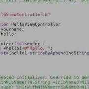 02 How To Make A IPhone App Advanced Hello World