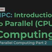 3 Parallel Computing Part 2 Multiprocessor Systems Shared Distributed Memory HPC Clusters