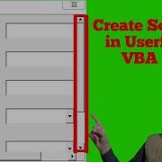 How To Create Scrollbar In Userform VBA How To Create Horizental And Vertical Scrollbar In Userform