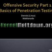 Tutorial Offensive Security Part 1 Basics Of Penetration Testing