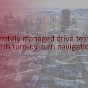 Remotely Managed Route For Drive Testing And Turn By Turn Navigation With Nemo Cloud