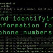 Найти информацию по номеру телефона с помощью инструментов OSINT Учебное пособие