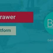 B4A Tutorial B4XDrawer Library Sliding Drawer