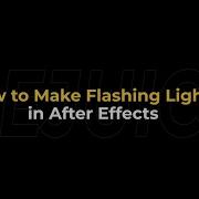 How To Make Flashing Lights In After Effects AEJuice Tutorials