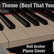 Arthur S Theme Best That You Can Do Christopher Cross Piano Cover Sheet Music