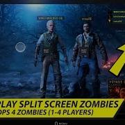 HOW TO SETUP SPLIT SCREEN ZOMBIES IN BLACK OPS 4 1 4 PLAYERS