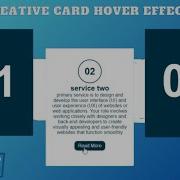 Responsive Card Hover Effect By Using HTML And CSS Easily