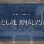 How To Do A Visual Analysis Art History