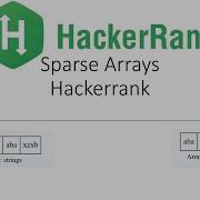 Hackerrank Sparse Arrays