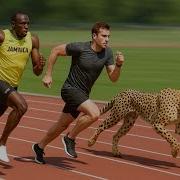 Cheetah Vs Usain Bolt Vs Average Human 3D Speed Comparison