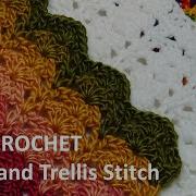 EASY CROCHET Shells And Trellis Stitch One Row Repeat Stitch Of The Week