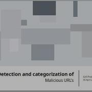 Detection And Categorization Of Malicious URLs