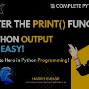 EP 05 Python Print Function Explained Display Output In Python