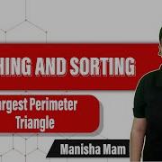 Largest Perimeter Triangle Leetcode 976 Solution Searching And Sorting