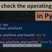 How To Check The Operating System In Python