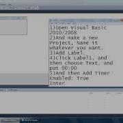 How To Make A Clock On Visual Basic