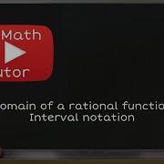 ALEKS Domain Of A Rational Function Interval Notation