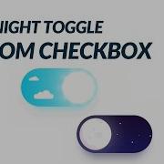 Day Night Mode Using Only HTML CSS Custom Checkbox Toggle Button