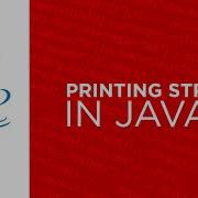 Printing String In Java