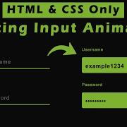 Modern Floating Input Form Design HTML CSS Only