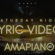 Afrofy Saturday Night Official Lyric Video