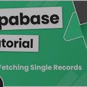 Supabase Tutorial 6 Updating Records